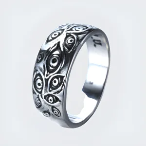 Eyes Silver Ring
