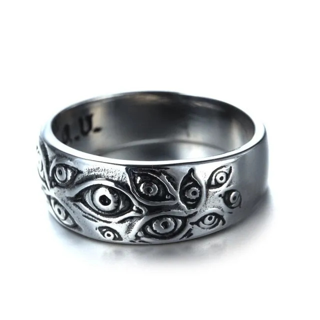 Eyes Silver Ring