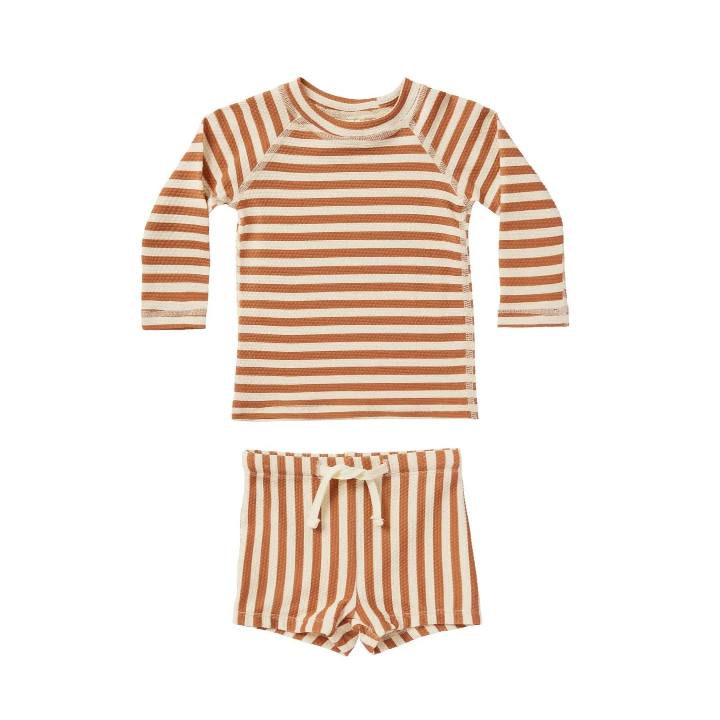 Finn Rashguard   Short Set | Clay Stripe