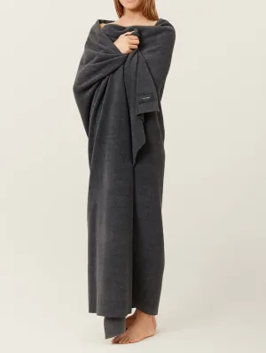 Fleece Blanket HIMALAYA - dark grey