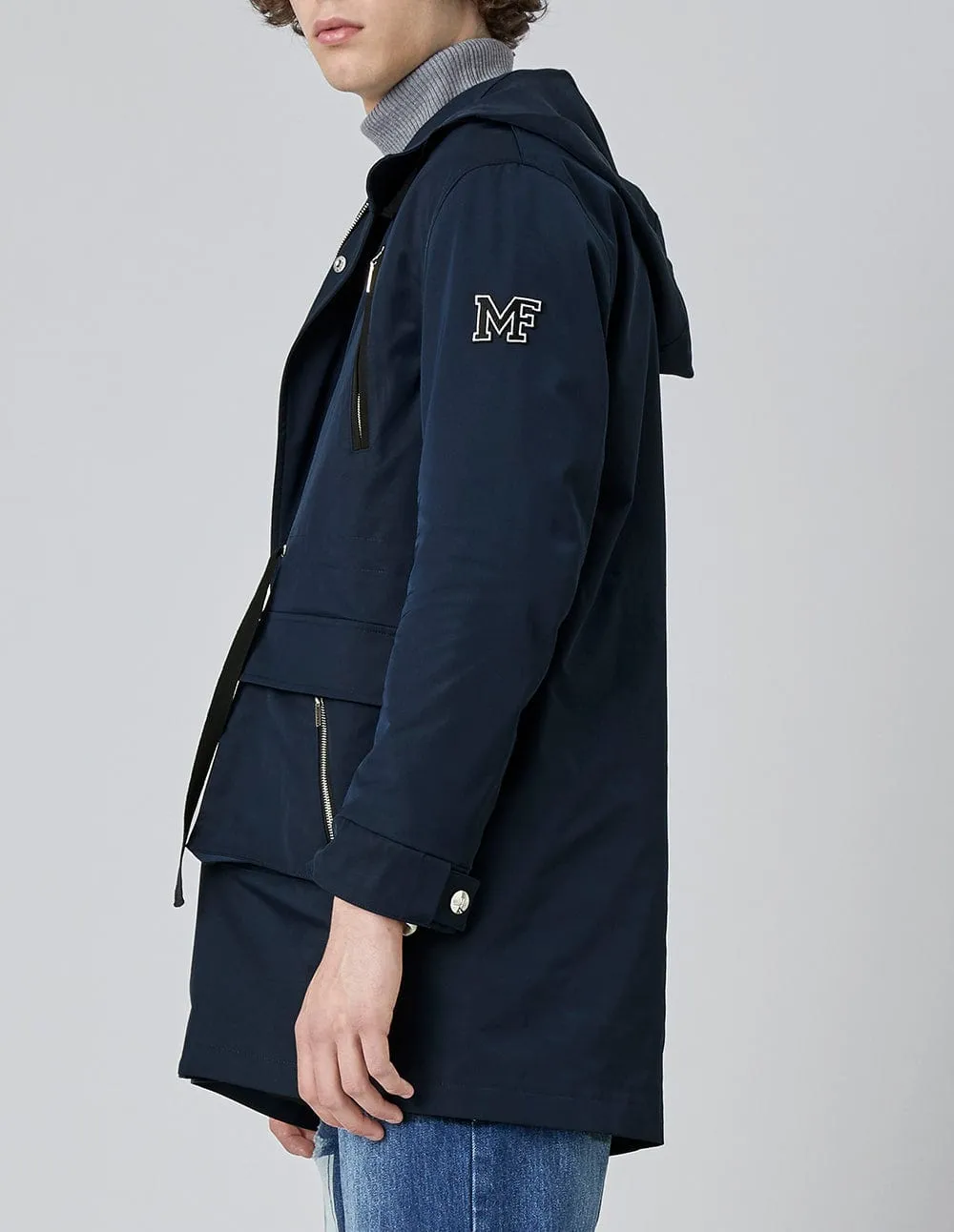 Four Pockets Hooded Casual Jacket