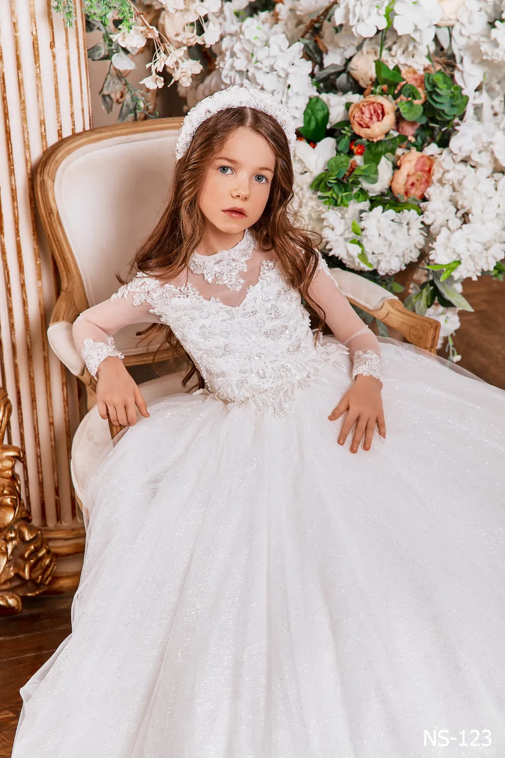 Glamour White Dresses for First Holy Communion