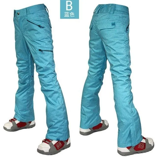 GSOU SNOW Womens Fitted Ski Pants