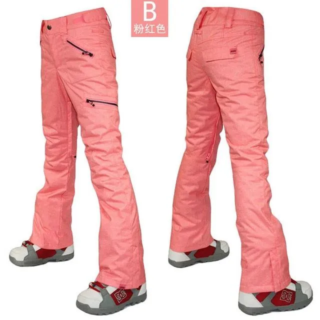 GSOU SNOW Womens Fitted Ski Pants