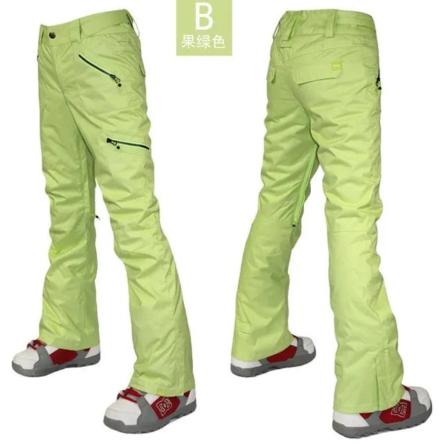 GSOU SNOW Womens Fitted Ski Pants