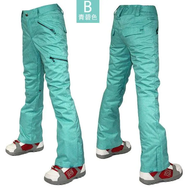 GSOU SNOW Womens Fitted Ski Pants