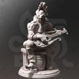 Half-Elf Bard - Brekken the Brazen