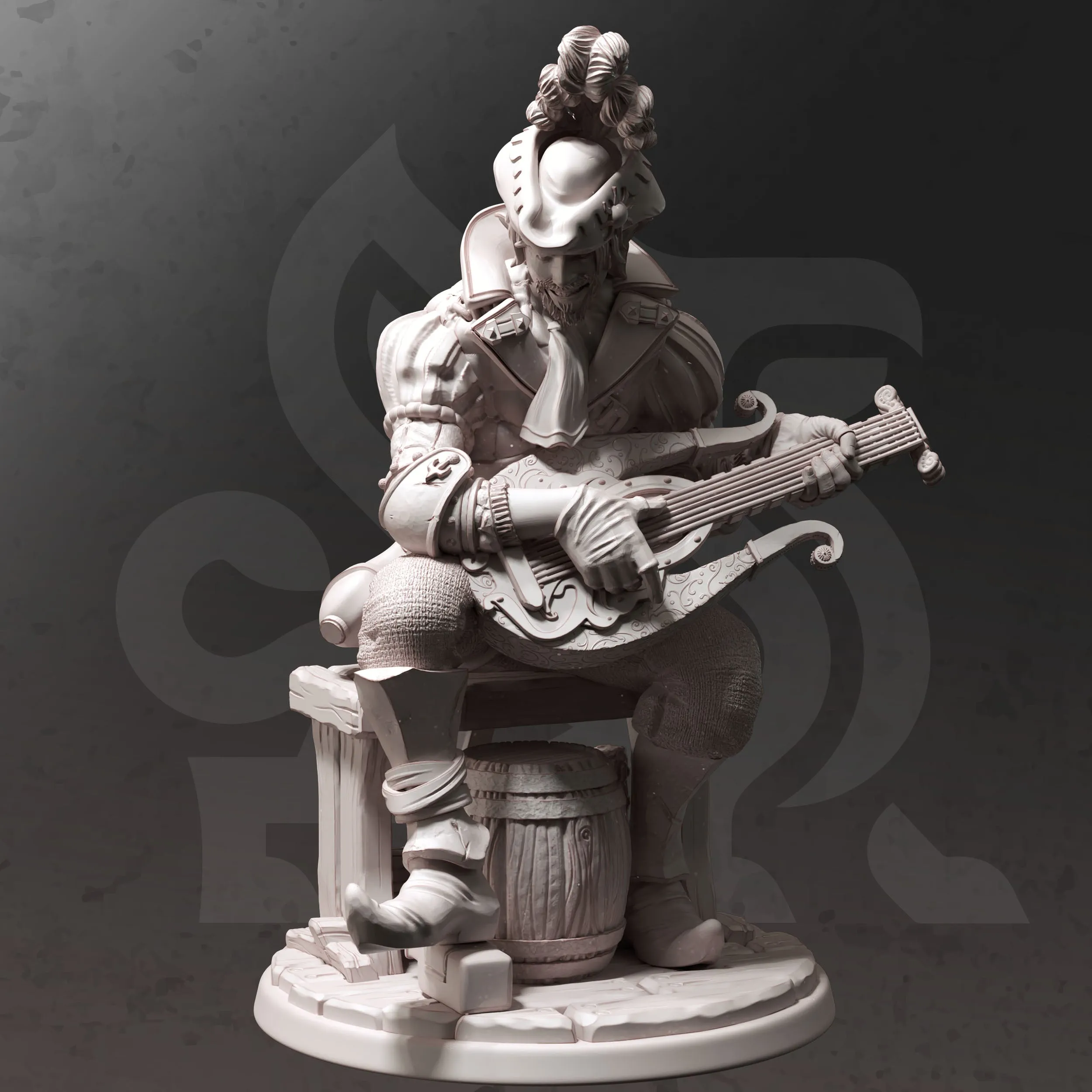 Half-Elf Bard - Brekken the Brazen