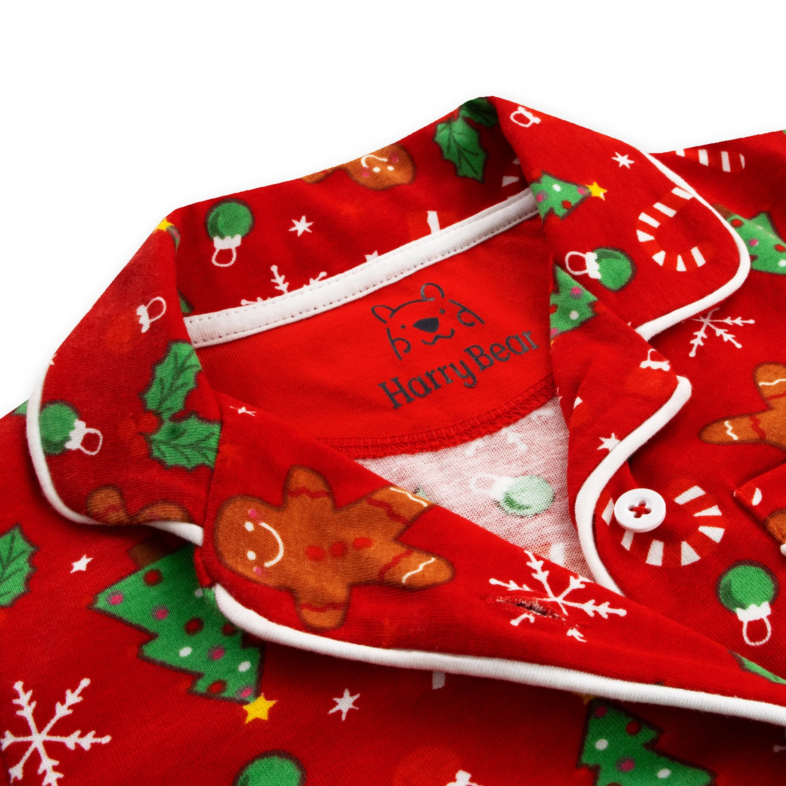 Harry Bear Girls Gingerbread Christmas Pyjamas
