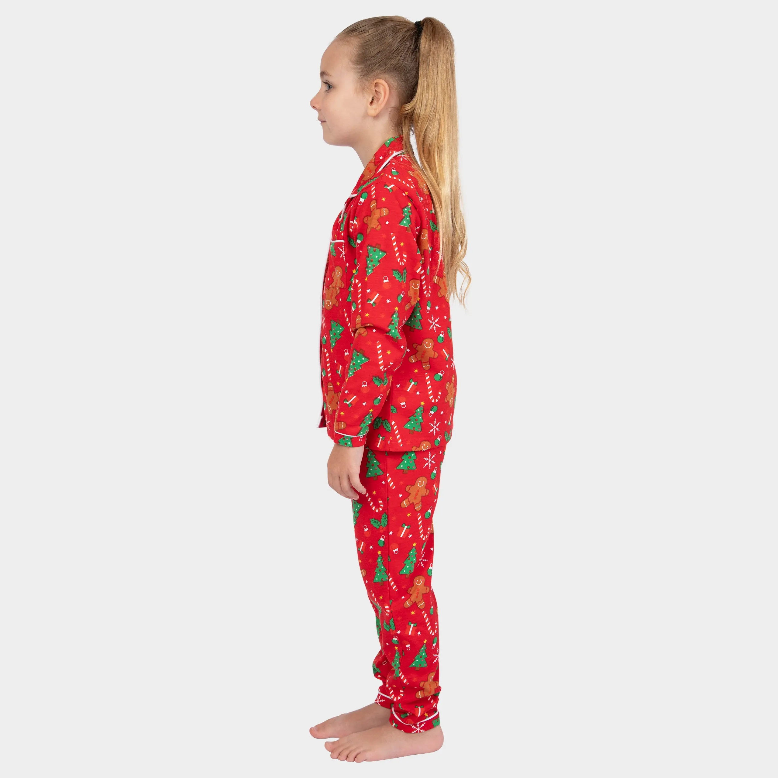 Harry Bear Girls Gingerbread Christmas Pyjamas