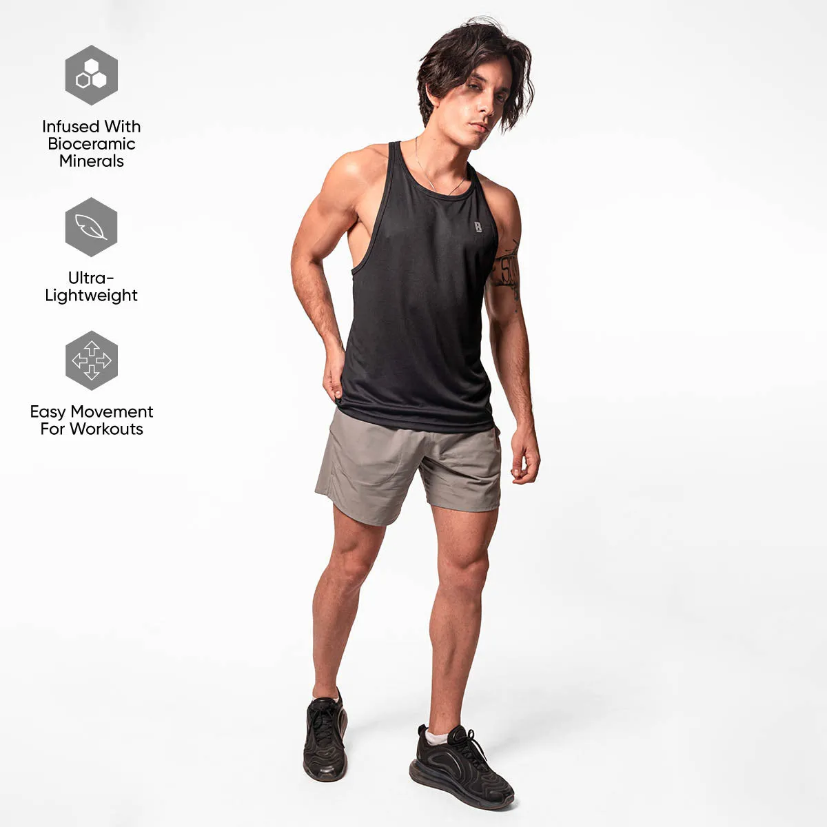 Hustle Tank - Black