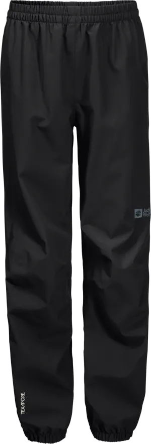 Jack Wolfskin Kids&#x27; Rainy Days Pants Black | Buy Jack Wolfskin Kids&#x27; Rainy Days Pants Black here | Outnorth