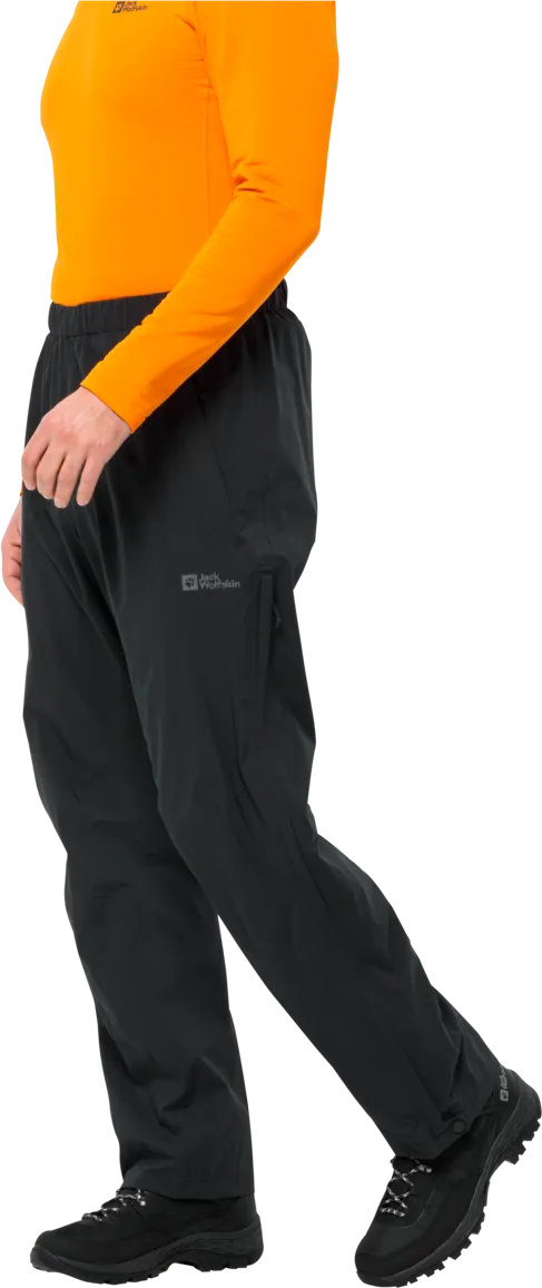 Jack Wolfskin Men&#x27;s Rainy Days 2.5 Layer Pants Black | Buy Jack Wolfskin Men&#x27;s Rainy Days 2.5 Layer Pants Black here | Outnorth