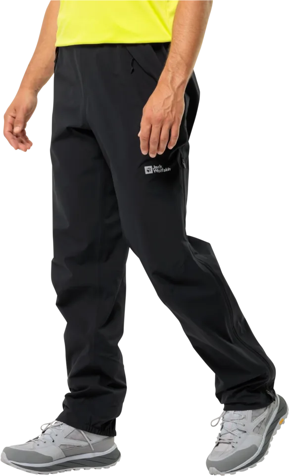 Jack Wolfskin Men&#x27;s Rainy Days 3-Layer Pants Black | Buy Jack Wolfskin Men&#x27;s Rainy Days 3-Layer Pants Black here | Outnorth