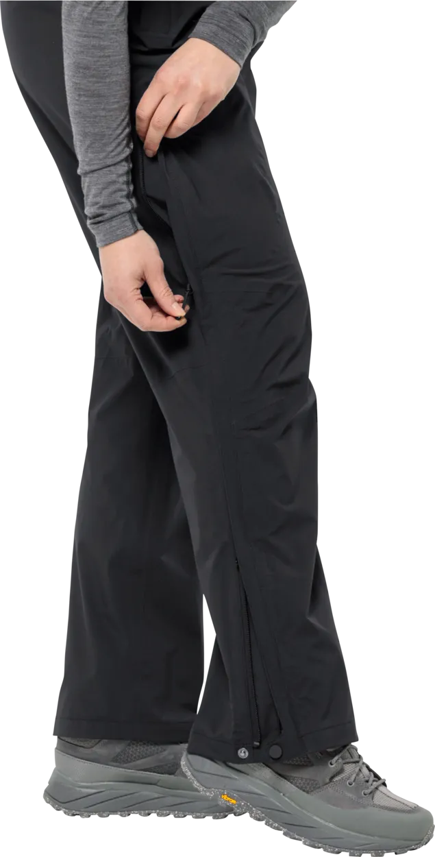 Jack Wolfskin Women&#x27;s Rainy Days 2.5 Layer Pants Black | Buy Jack Wolfskin Women&#x27;s Rainy Days 2.5 Layer Pants Black here | Outnorth