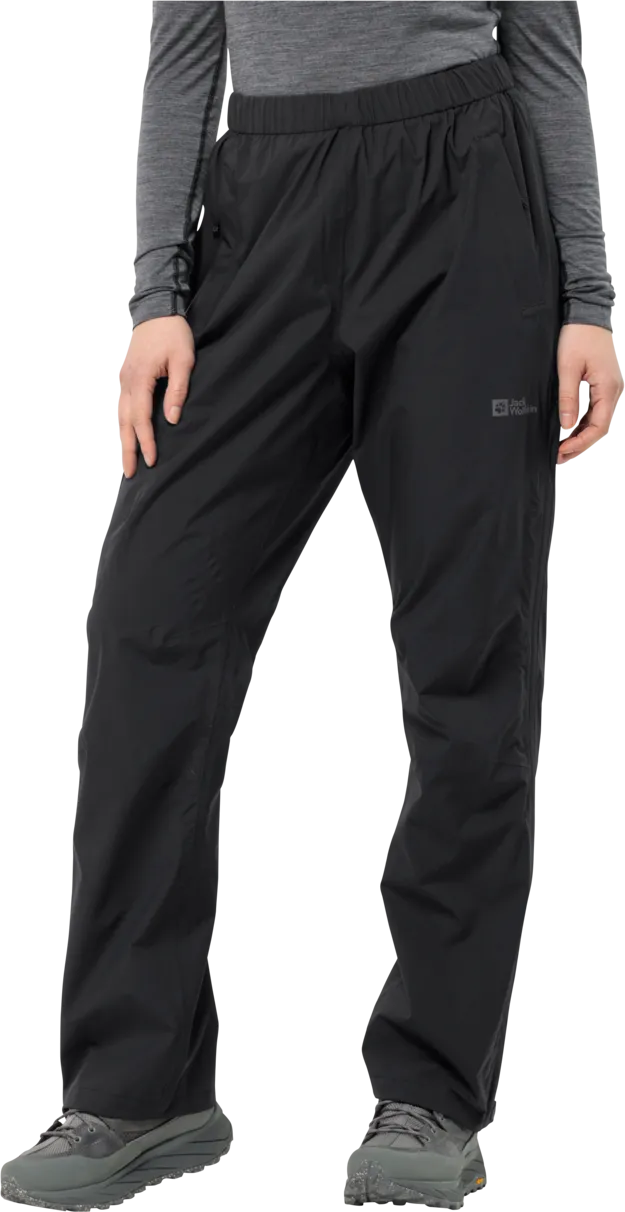 Jack Wolfskin Women&#x27;s Rainy Days 2.5 Layer Pants Black | Buy Jack Wolfskin Women&#x27;s Rainy Days 2.5 Layer Pants Black here | Outnorth