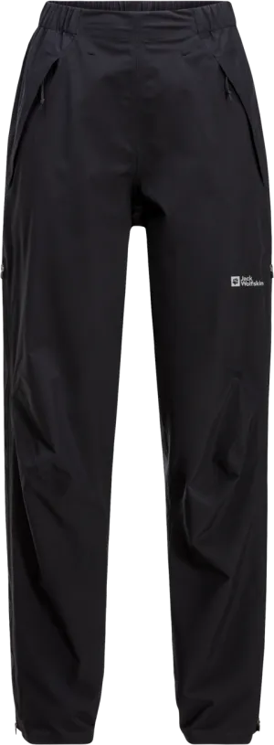 Jack Wolfskin Women&#x27;s Rainy Days 3-Layer Pants Black | Buy Jack Wolfskin Women&#x27;s Rainy Days 3-Layer Pants Black here | Outnorth