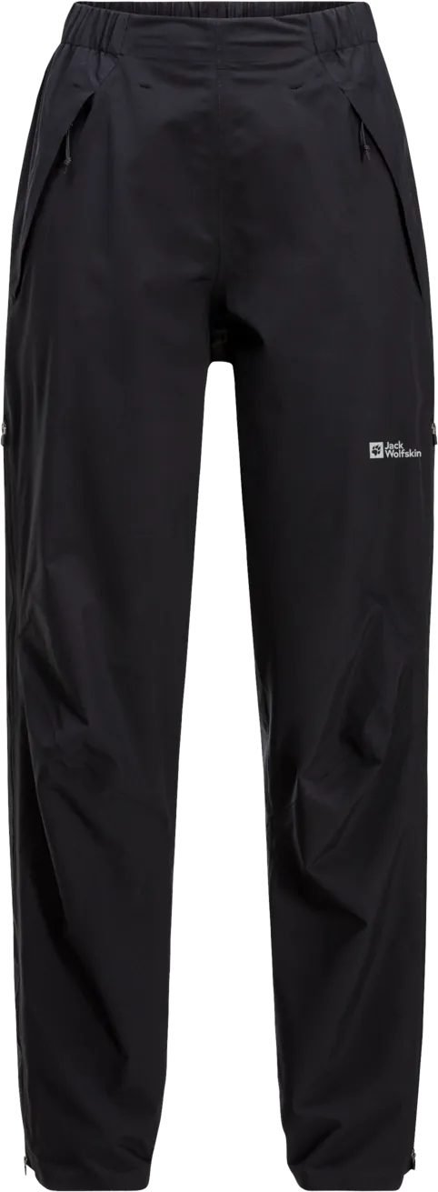 Jack Wolfskin Women&#x27;s Rainy Days 3-Layer Pants Black | Buy Jack Wolfskin Women&#x27;s Rainy Days 3-Layer Pants Black here | Outnorth