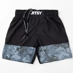 Jitsy Club Arctic Digital Camo MMA Shorts