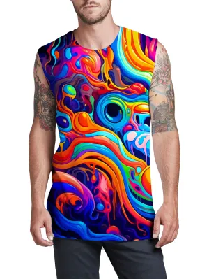 Kandi Swirl Men's Muscle Tank