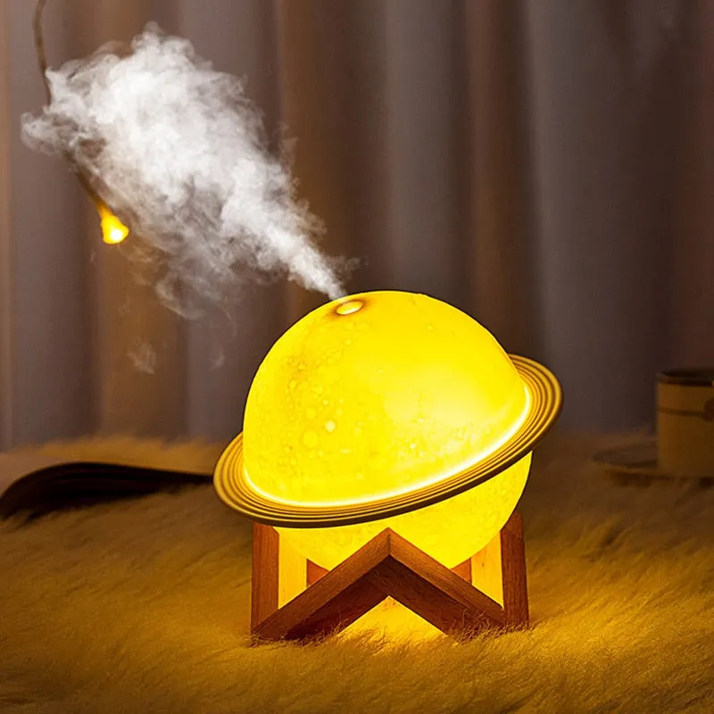 Kawaii Astronaut Starry Night Light With Humidifier