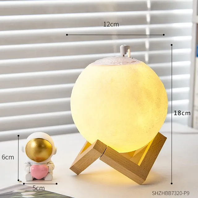Kawaii Astronaut Starry Night Light With Humidifier