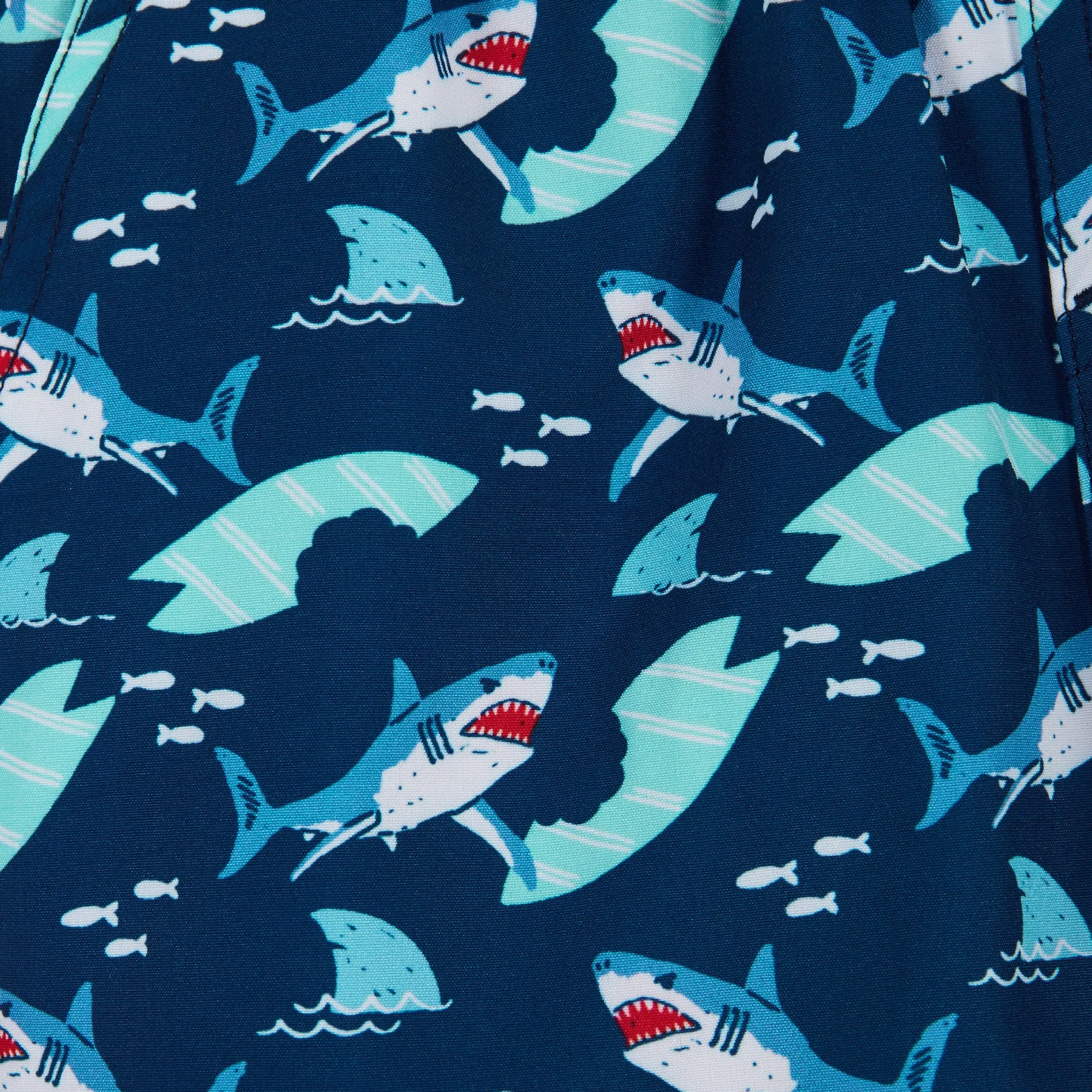 Kids Raglan Rashguard and Boardshort Set | Shark Graphic