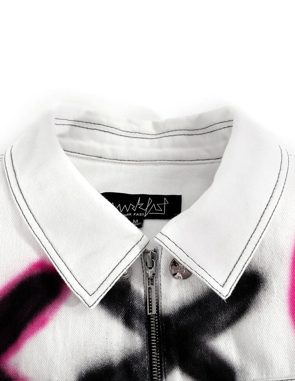 Love x Hug Graffiti Denim Jacket