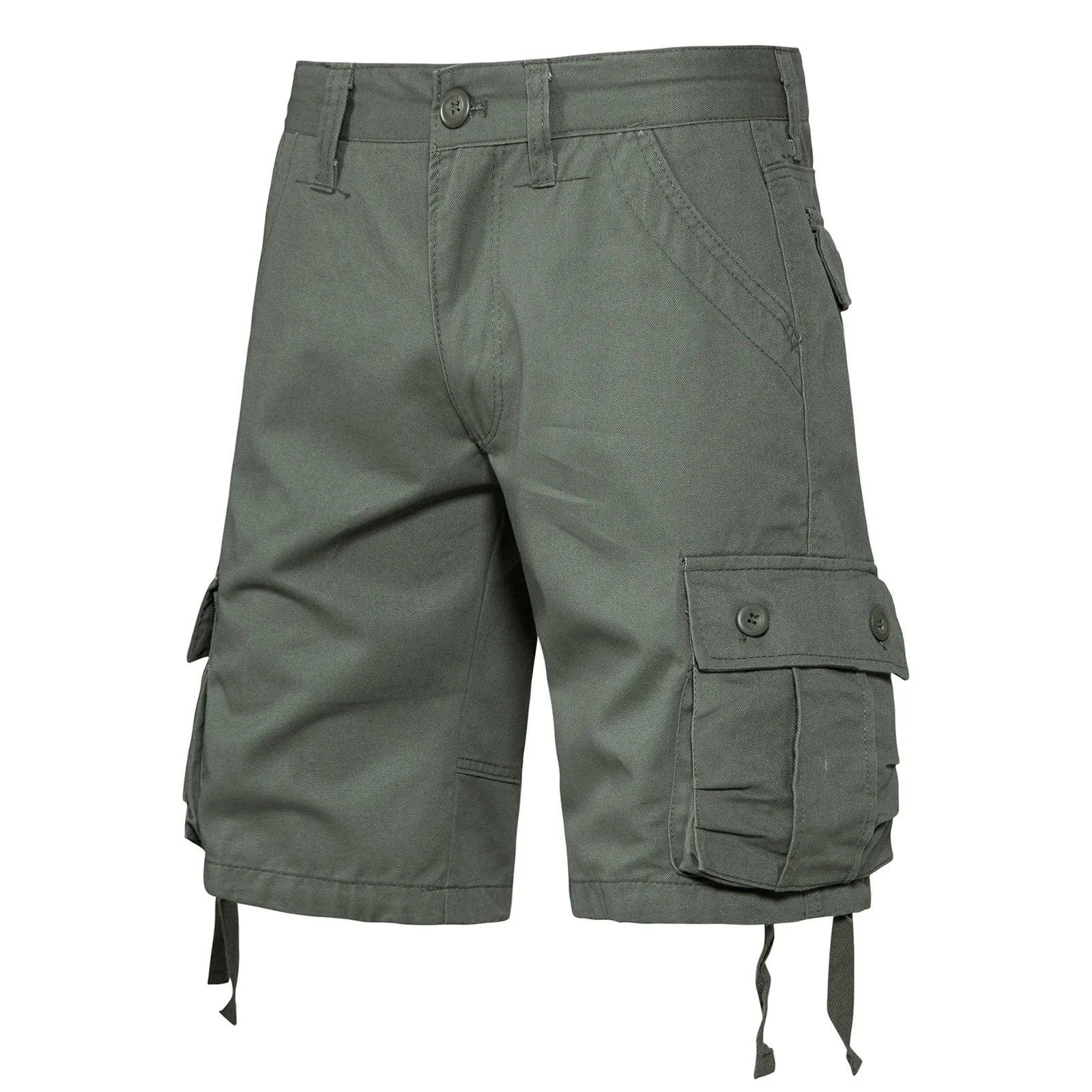 Men's Cotton Cargo  Knee  Tactical Multi-pocket  Shorts