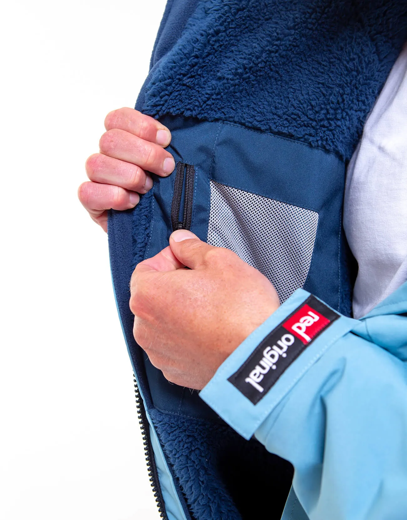 Men's Long Sleeve Pro Change Robe EVO - Sea Mist