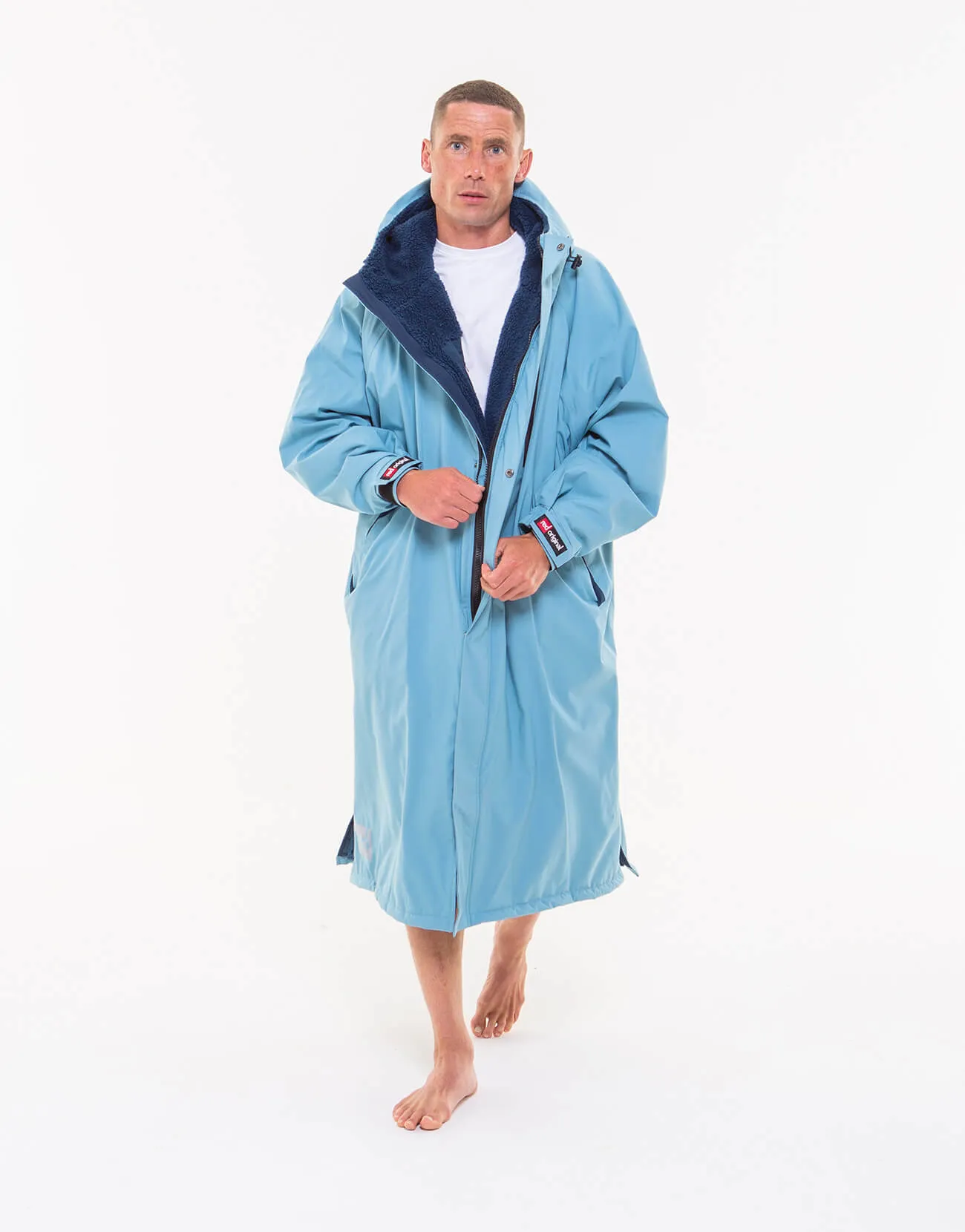 Men's Long Sleeve Pro Change Robe EVO - Sea Mist