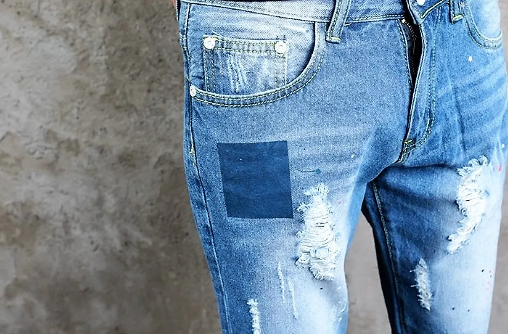 Men's Summer Casual Ripped Denim Shorts