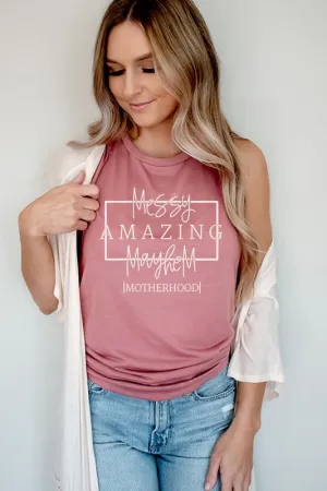 Messy Amazing Mayhem Muscle Tank Top