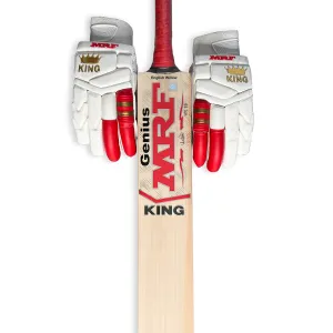 MRF Virat Kohli Genius King Cricket Bat   Gloves