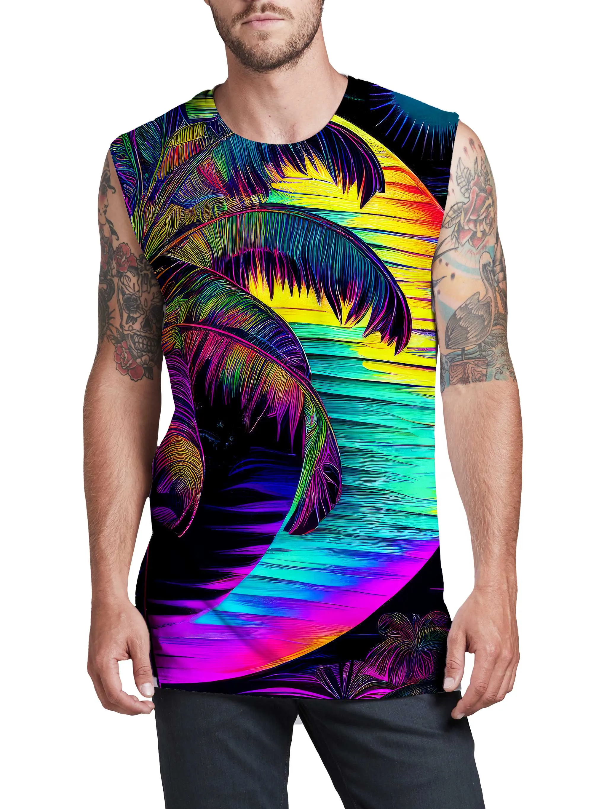 Neon Nights Men's Muscle Tank