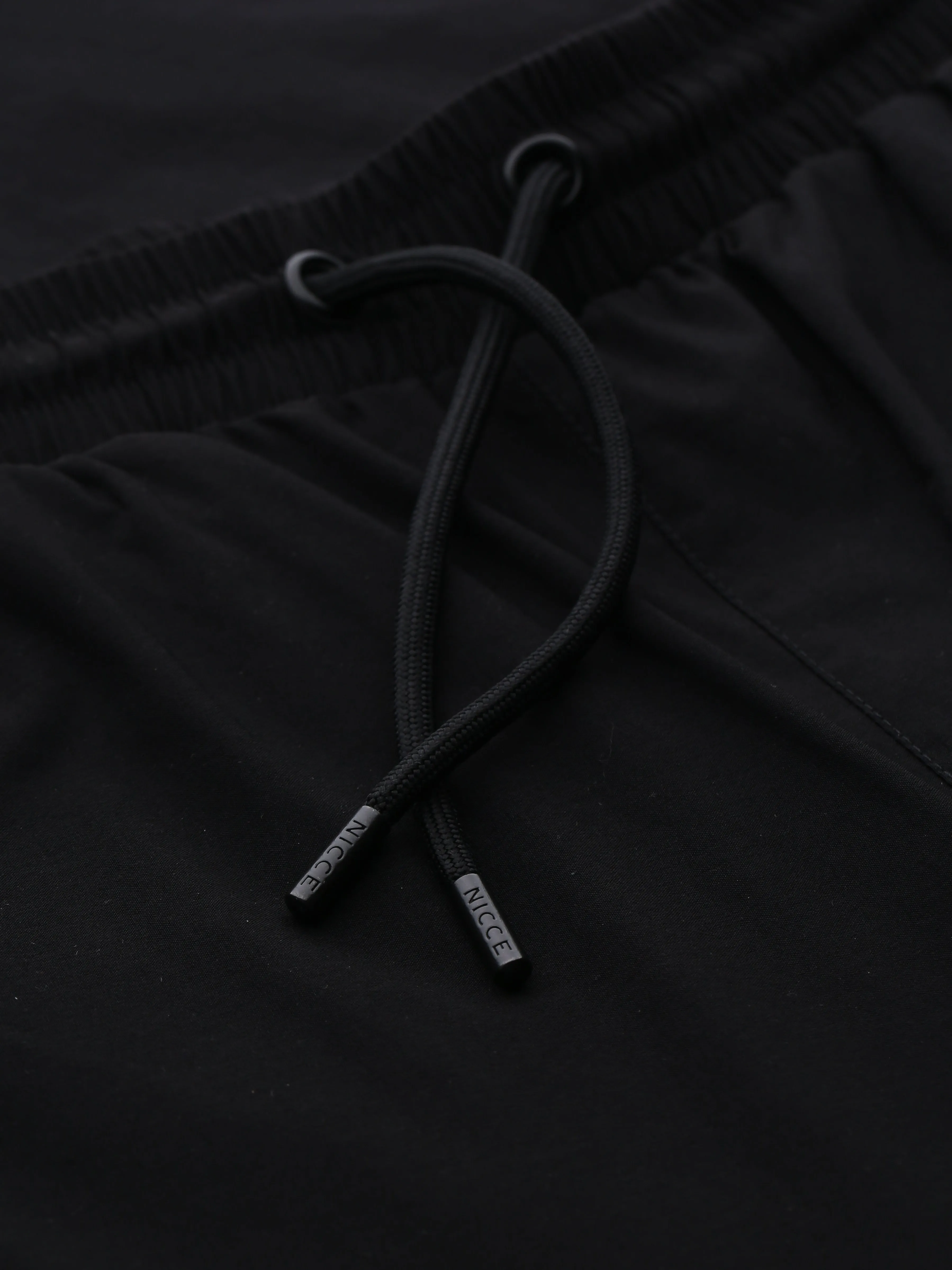 NICCE Mens Sect Graphic Cargo Pants | Black