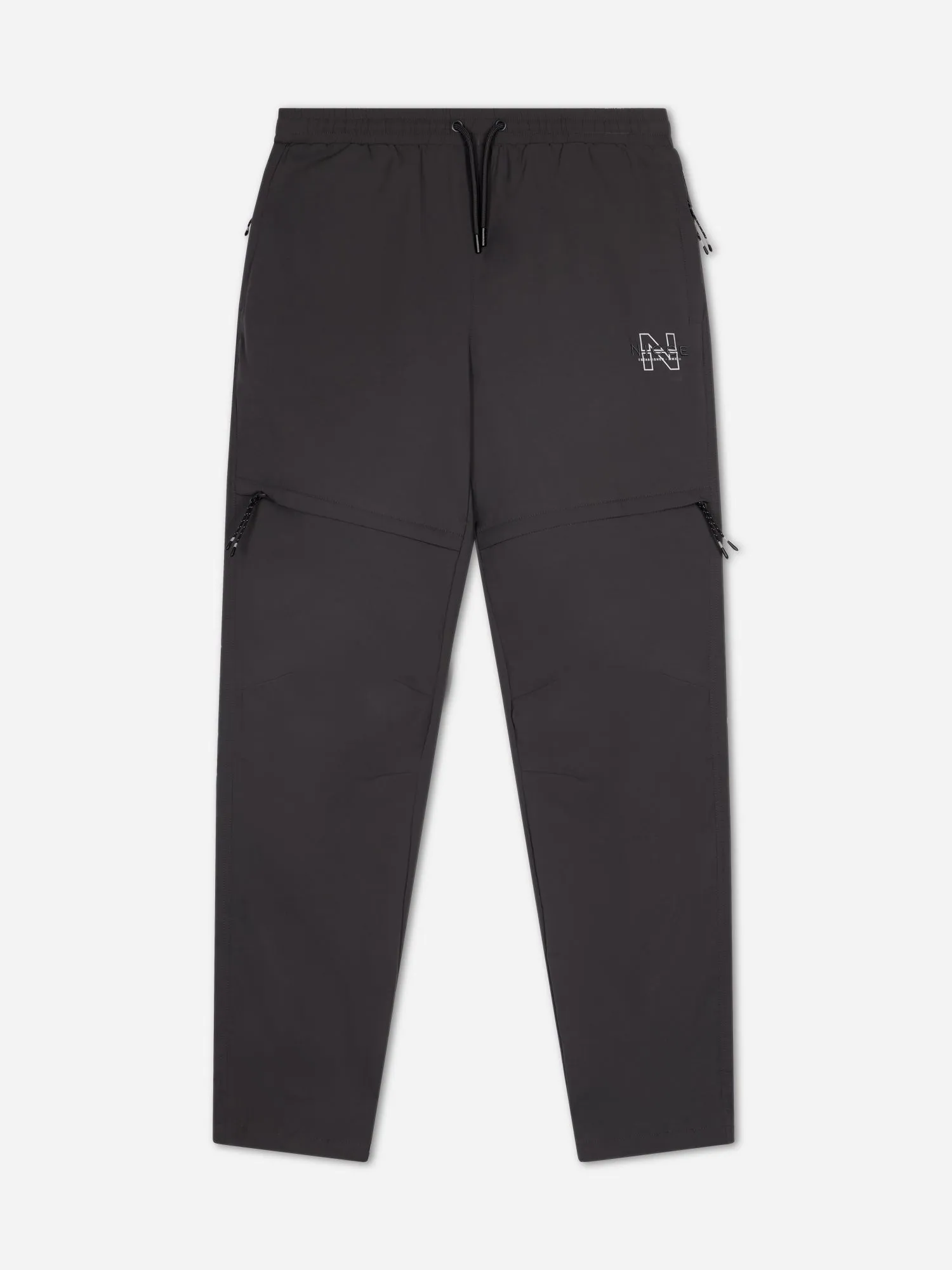 NICCE Mens Sect Graphic Cargo Pants | Coal