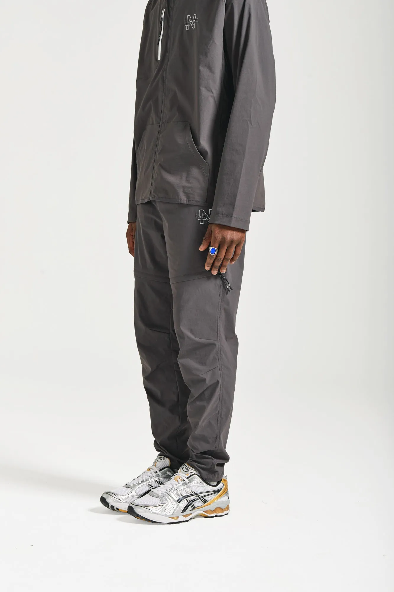 NICCE Mens Sect Graphic Cargo Pants | Coal
