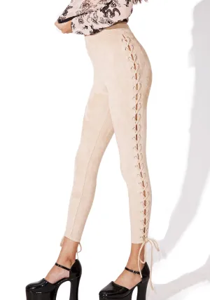 Nude Un-Tie Me Corset Leggings
