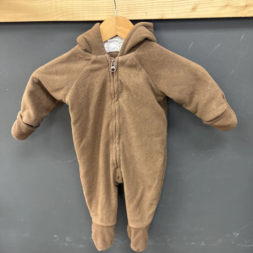 Old Navy - Baby Bear Fleece Bunting Suit - MSRP $30: Brown-infant-6-12M