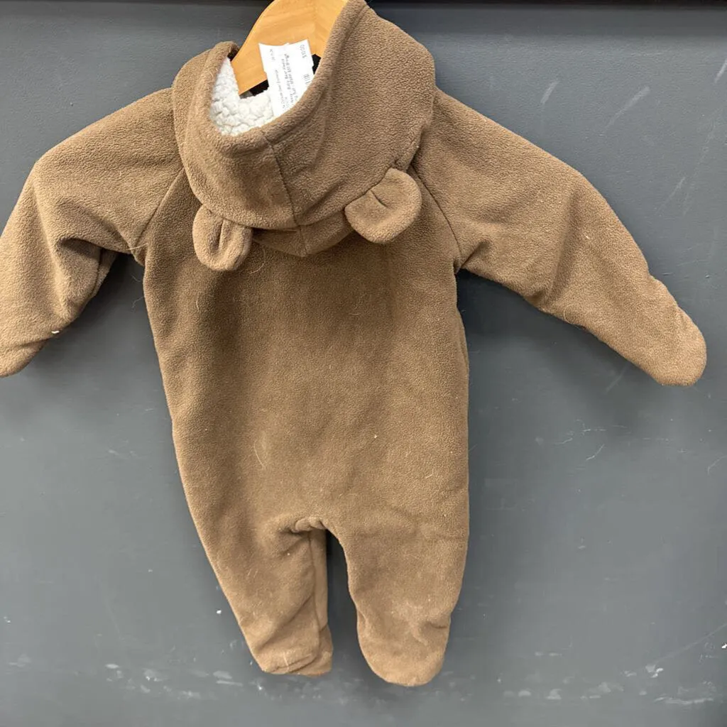 Old Navy - Baby Bear Fleece Bunting Suit - MSRP $30: Brown-infant-6-12M