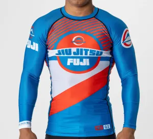 Pacer Flex Lite Long Sleeve Rashguard Blue/Red