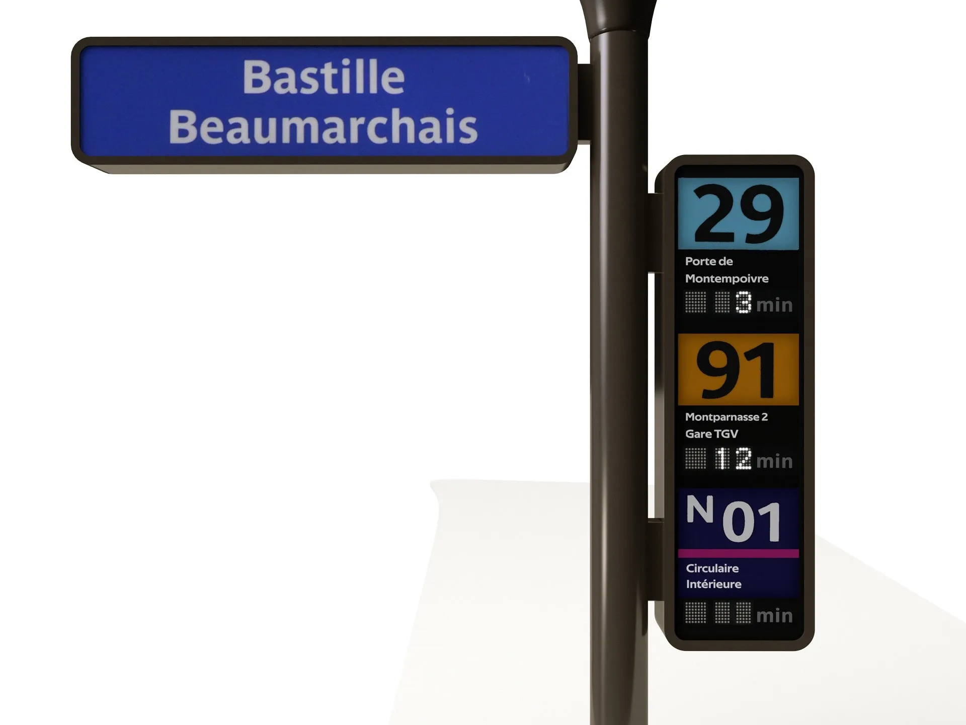 Parisian Bus Stop