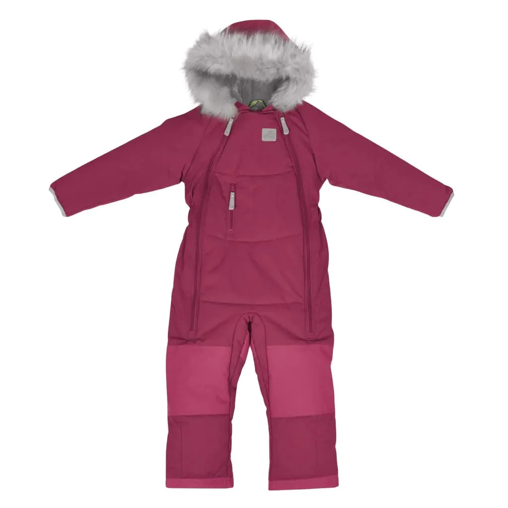 Perlimpinpin One Piece Toddler Snowsuit - Canneberge Textured