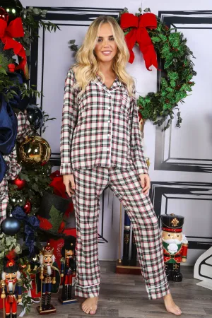 Personalised Multi Tartan Luxury Jersey Pants Set
