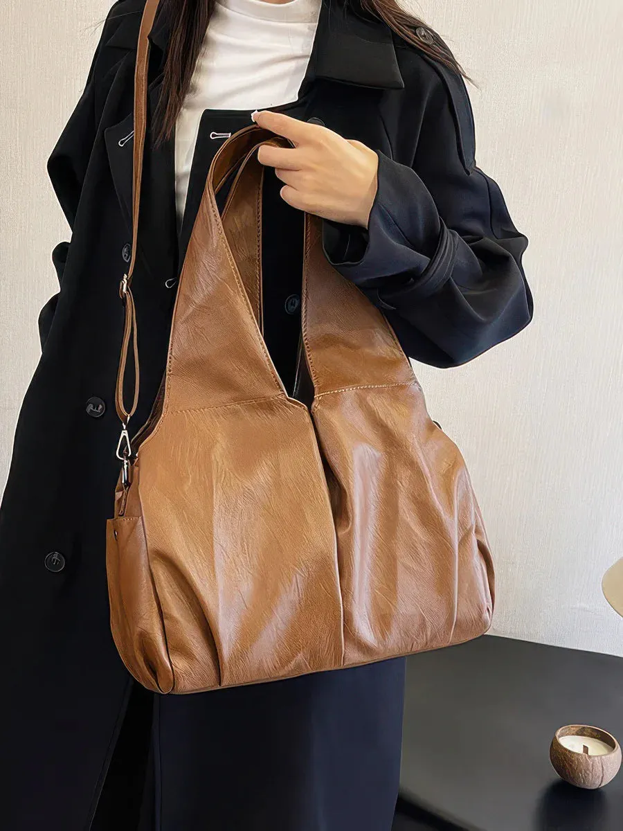 PU Retro Tote Bag