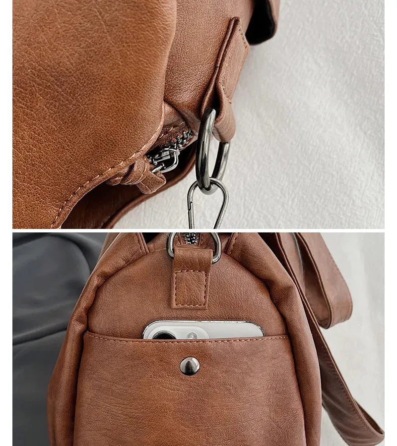 PU Retro Tote Bag