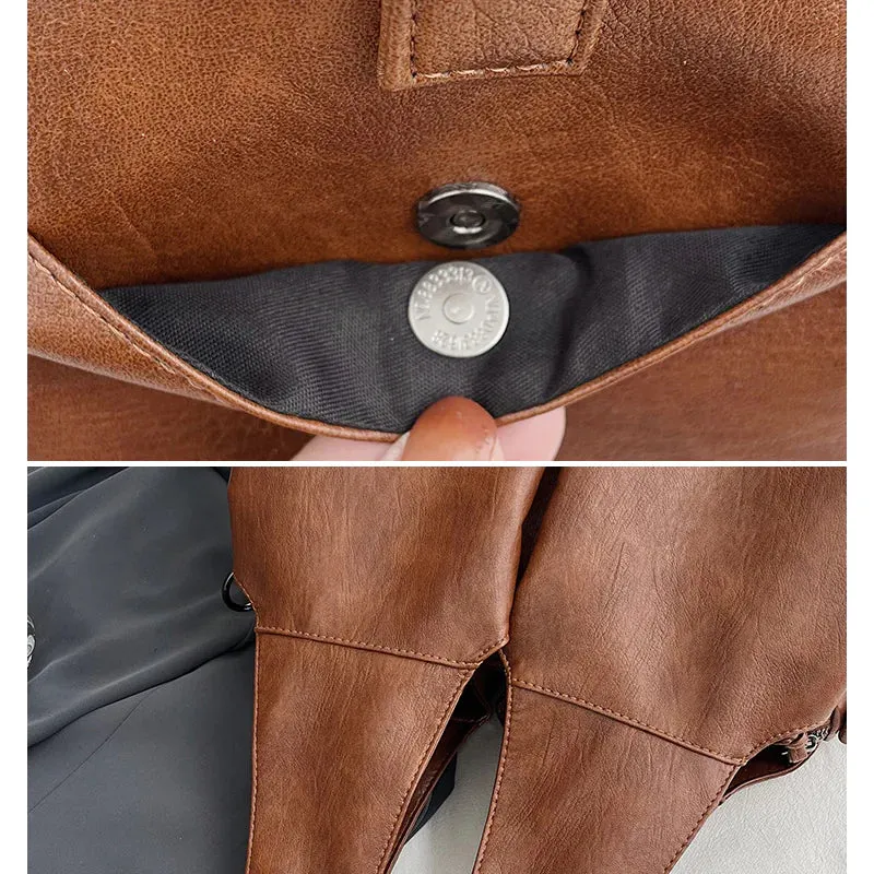 PU Retro Tote Bag