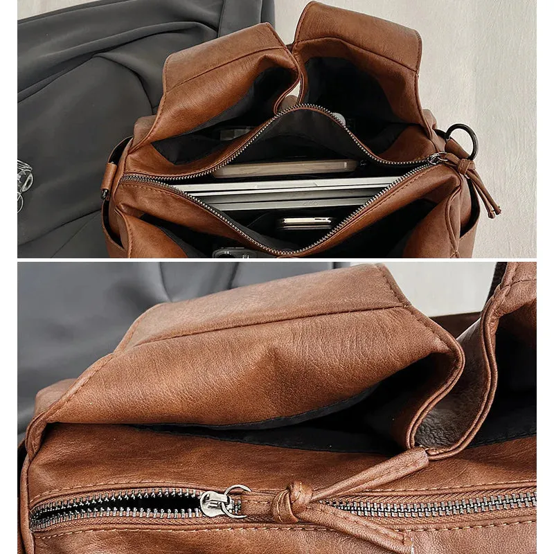 PU Retro Tote Bag