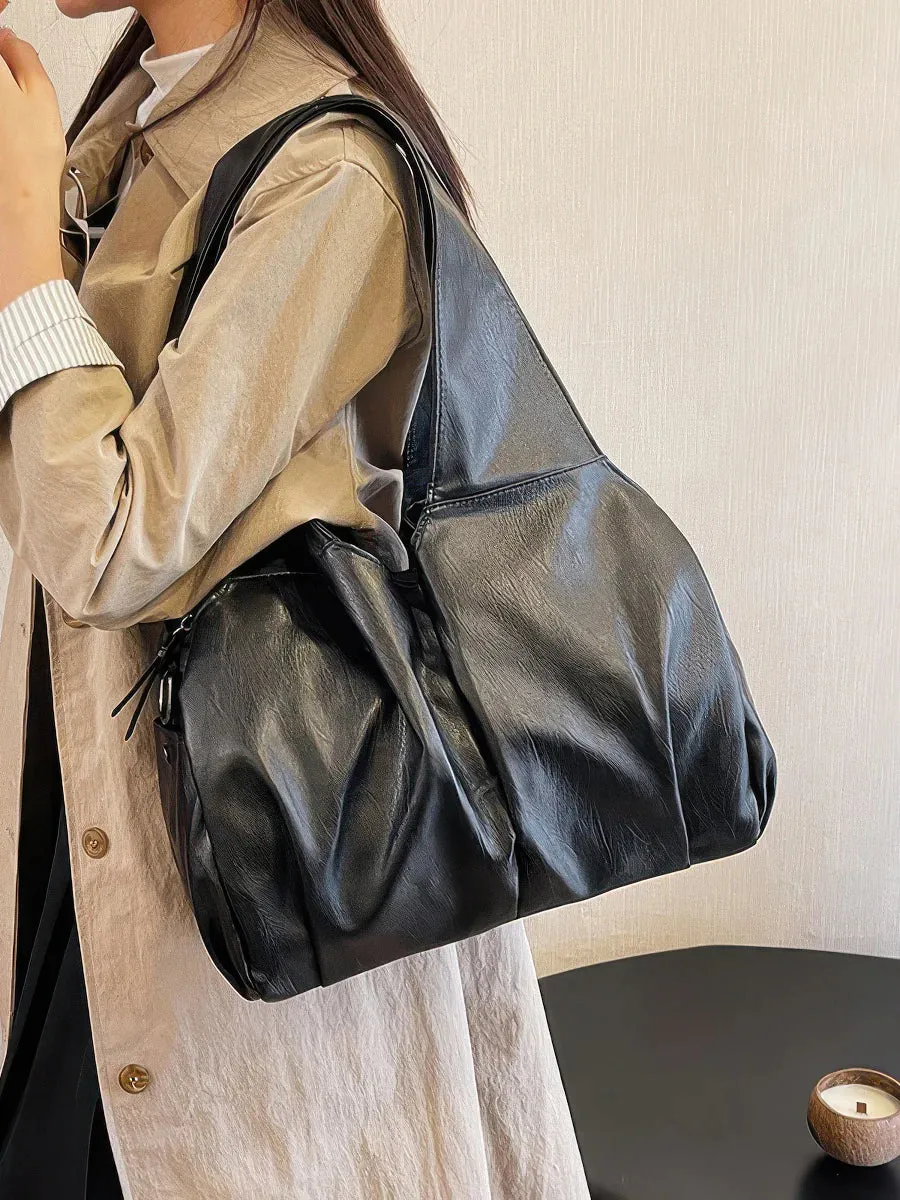 PU Retro Tote Bag